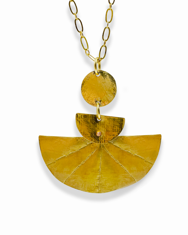 Auray Designs - Gold Plated Necklace - Nevada City